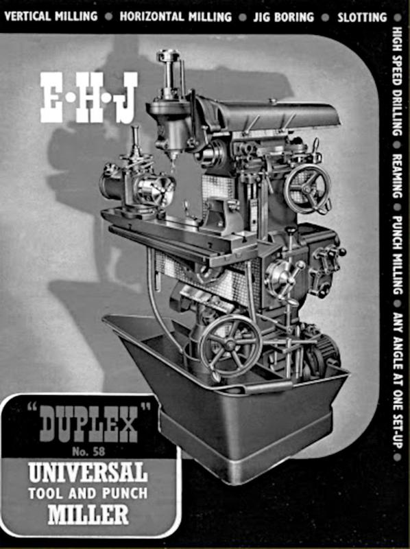 Die hier in Großbritannien beworbene Maschine mit der Bezeichnung E.H.J „Duplex“ No. 58., ist eventuell ein Nachbau oder ein Import. Die hier in Großbritannien beworbene Maschine mit der Bezeichnung E.H.J „Duplex“ No. 58., ist eventuell ein Nachbau oder ein Import.