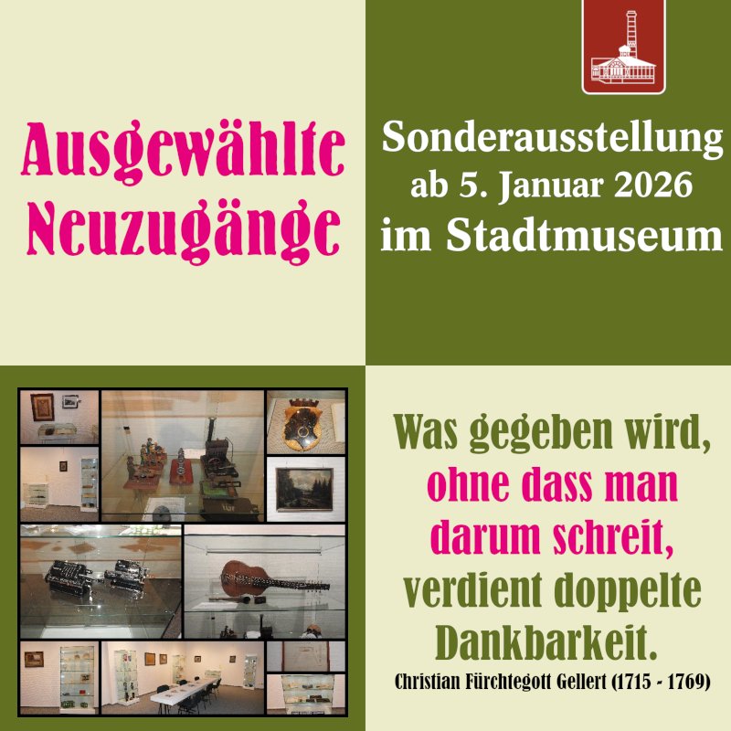 Sonderausstellung Neuzugänge