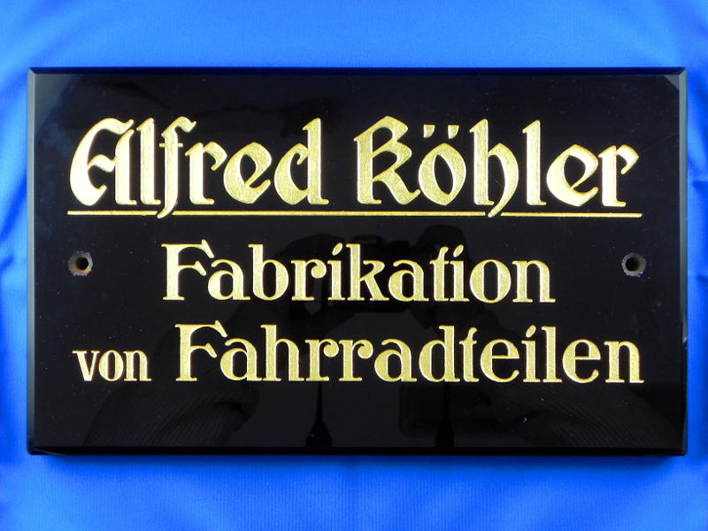 Firmenschild Firmenschild