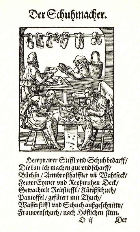 Schuhmacher historisch Schuhmacher historisch