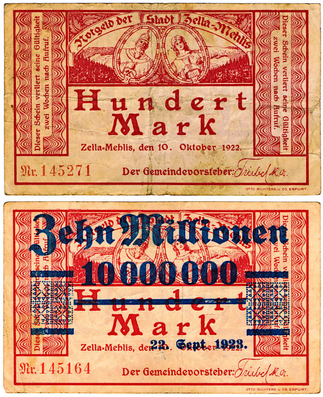Notgeld Zella-Mehlis Notgeld Zella-Mehlis