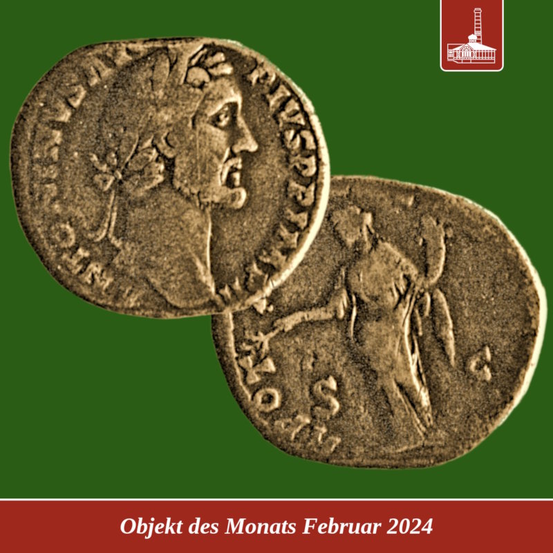 Objekt des Monats Februar 2024 – Römische Münze Objekt des Monats Februar 2024 – Römische Münze