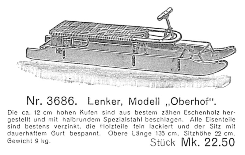 Lenkschlitten aus dem Katalog Lenkschlitten aus dem Katalog