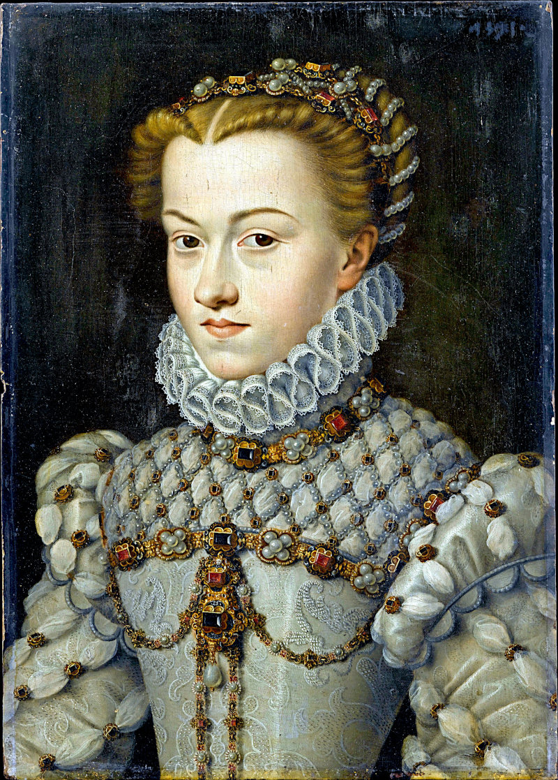 Frau mit Halskrause Frau mit Halskrause