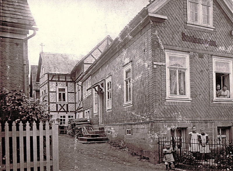 In der Gastwirtschaft von Veit Schilling in der heutigen Peter-Haseney-Straße 32, wurde 1892 die „Schießgesellschaft Fidelia“gegründet. (Foto: Sammlung Dr. Jörg Schilling)